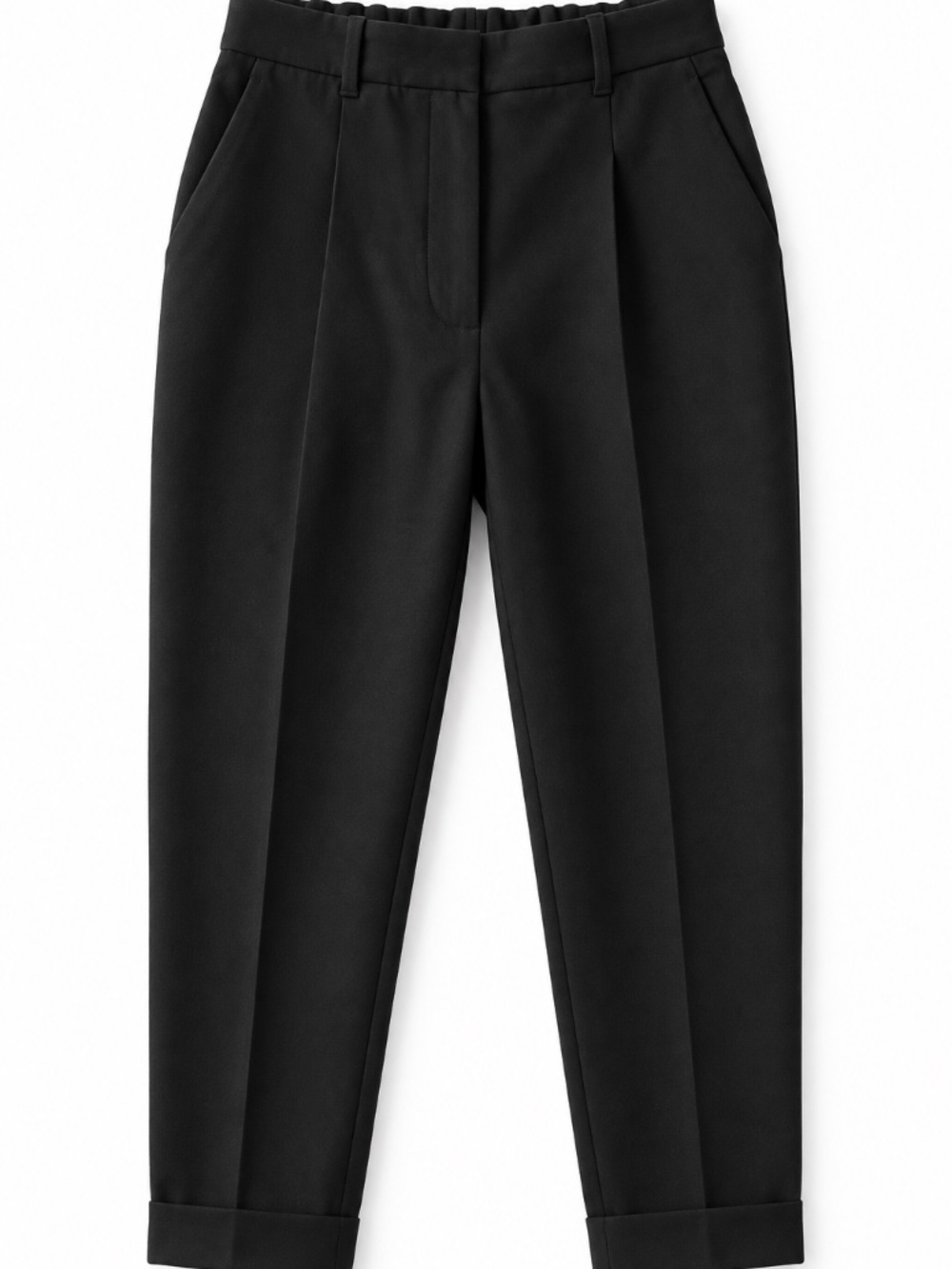 Wilfred Tailored Dress Pant Women's Size 8 In Black Elastic Waistband
